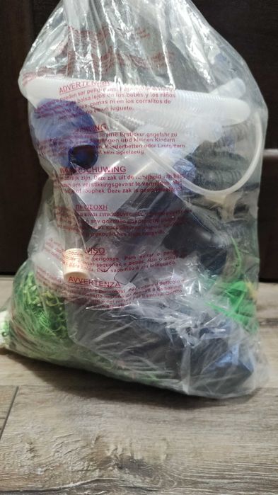 Мішок всілякого обладнання для акваріумістики