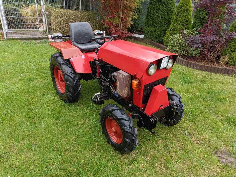 Mini traktorek Gutbrod mocny, ciągnik komunalny, blokada, hydraulika