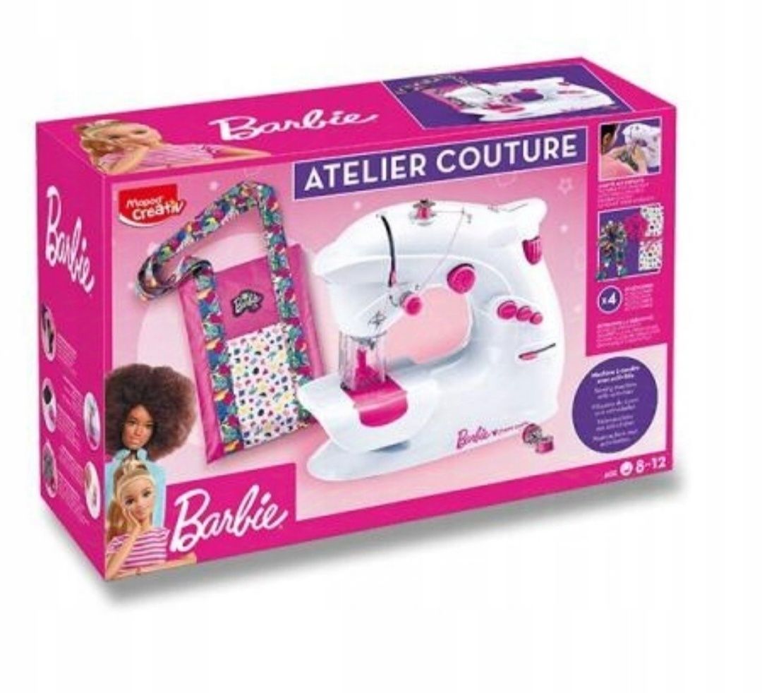 Nowa Maszyna do szycia  zestaw do szycia Maped Barbie akcesoria