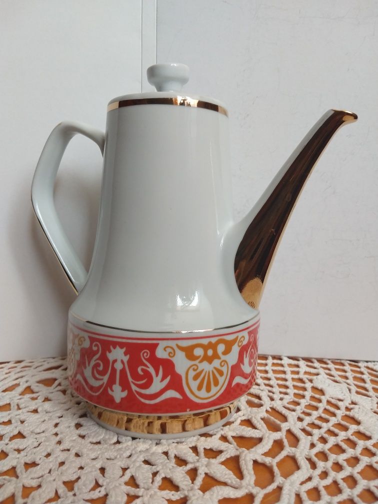 Porcelanowy serwis kawowy Roman lata 70