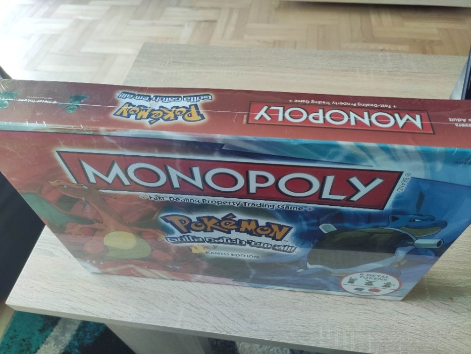 Monopoly EDYCJA POKEMON nowość gra planszowa NOWA FOLIA WYS PL