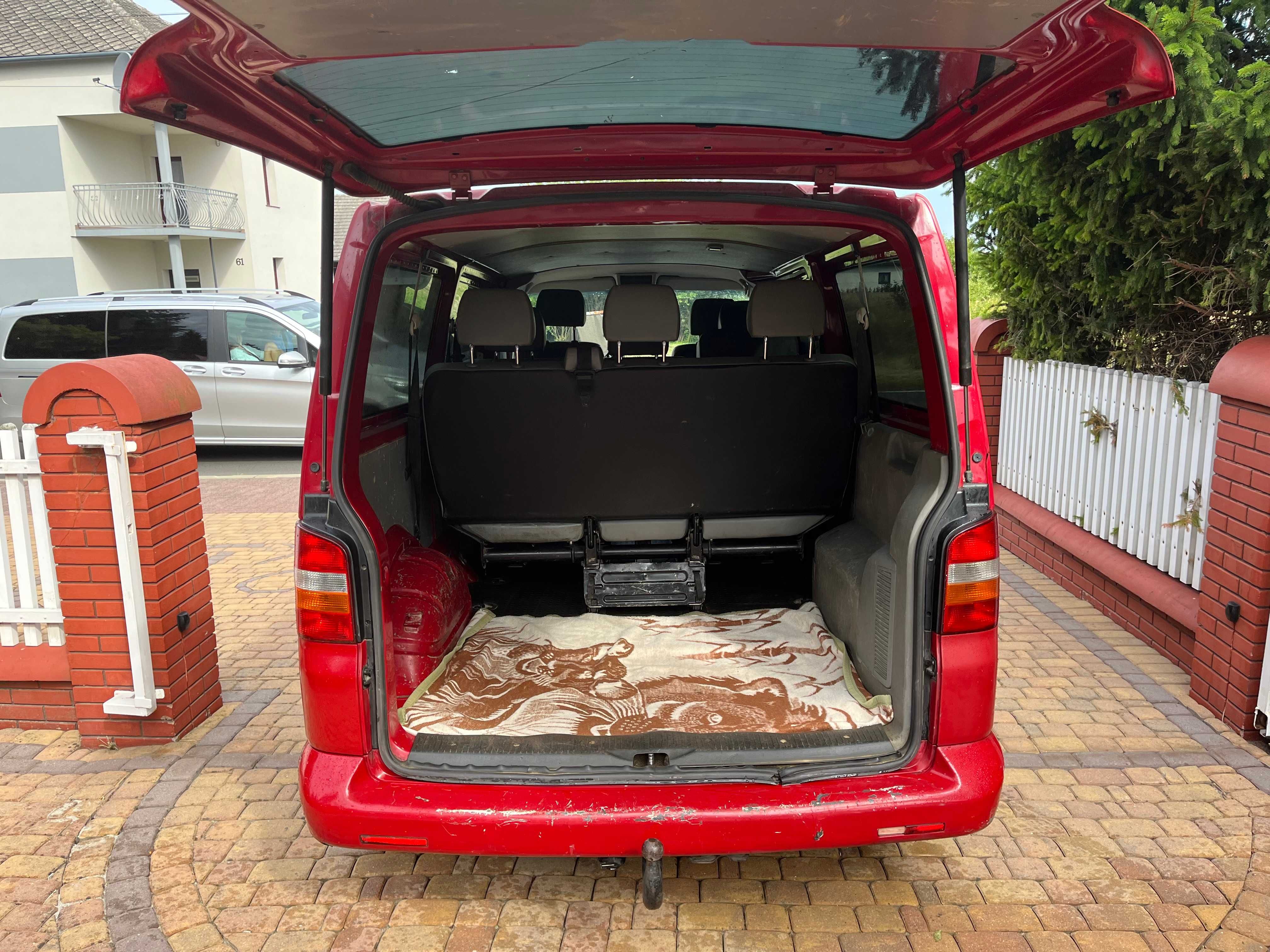 VW-T5-CARAVELLE-LONG-2.5TDI-2009rKlimAbs6biegHak9osobKraj Fvat ZAMIANA