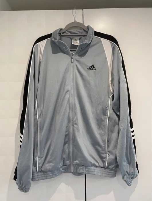 Dres męski sportowy dwuczęściowy bluza spodnie Adidas L/XL