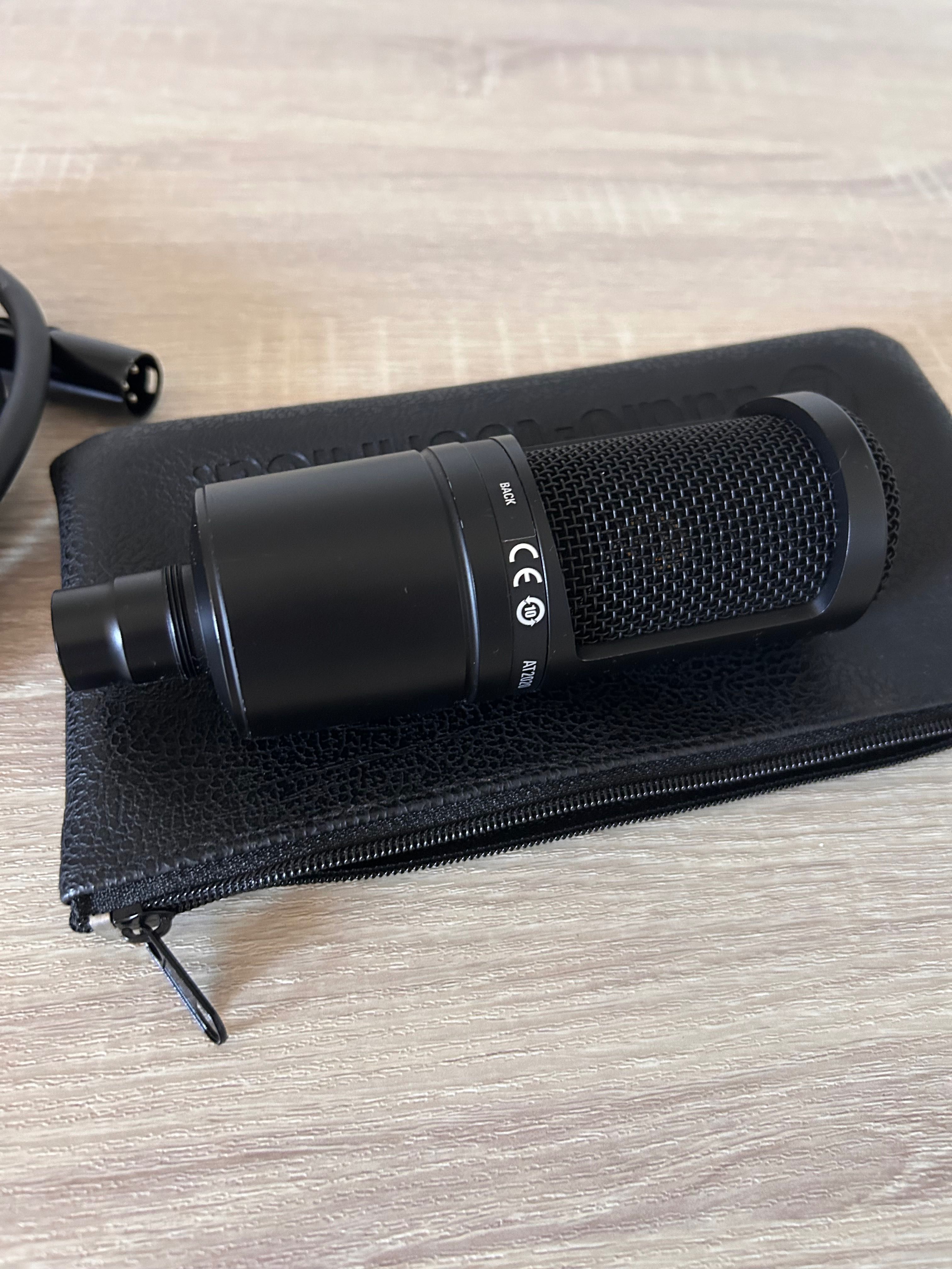 Audio-Technica AT2020 Microphone [Como Novo] [NEGOCIAVEL]
