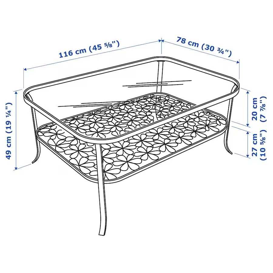 Stolik kawowy szklany IKEA KLINGSBO  PROMO!