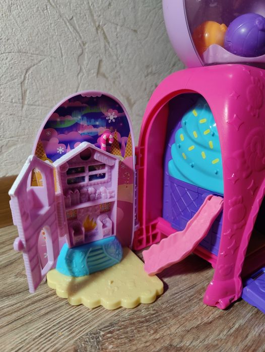 Дорожня іграшка Polly Pocket, ігровий набір із ведмедиком Гамболом