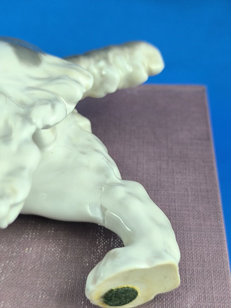Spaniel z przepiórką Bing&Grondahl Kopenhaga #pies #porcelana