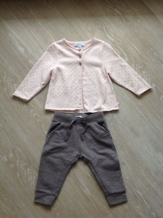 Obaibi штаны,реглан, кофта 6-9 мес