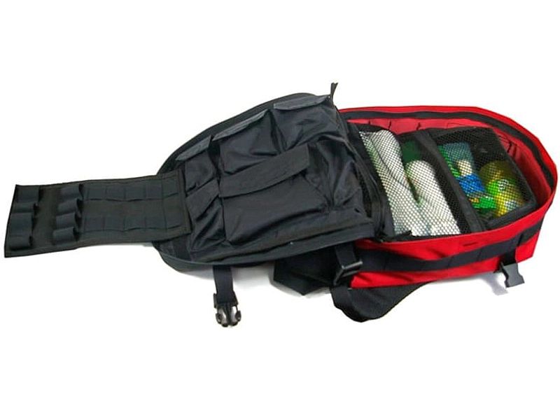 Apteczka plecakowa Ap20/3p Cordura NorthWind odblaskowa czerwona