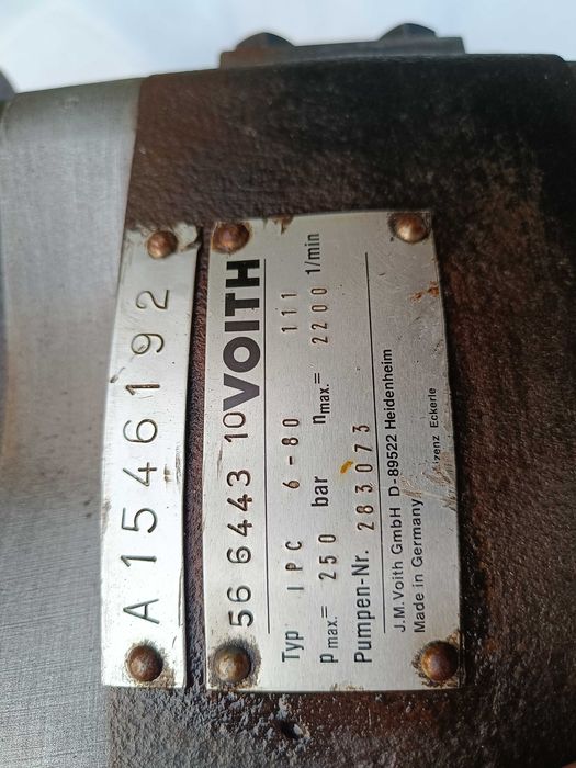 Pompa zębata Voith IPC 6-80 tłoczkowa IPC 5-40 PRASA WYCISKARKA