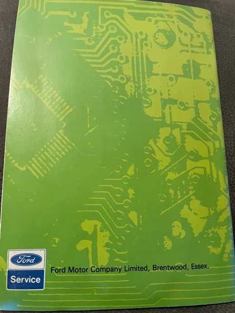 Brochura de serviço Ford O Mundo da Eletrónica 1983