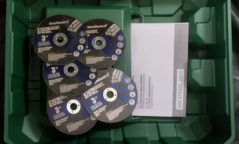 Rebarbadora a bateria 20V Parkside