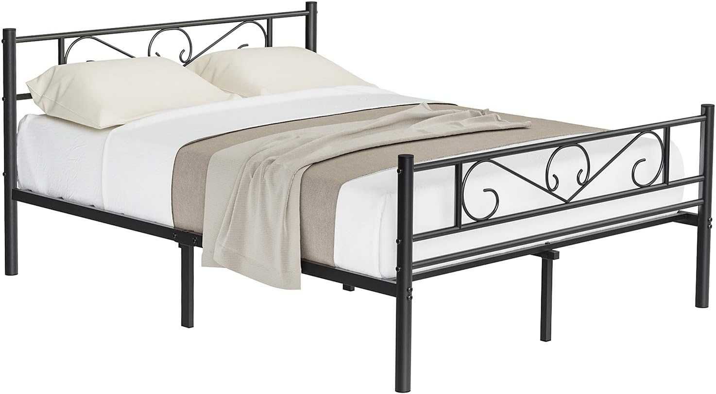 Nowe metalowe łóżko / rama / loft / 140x190cm / VASAGLE !6018!