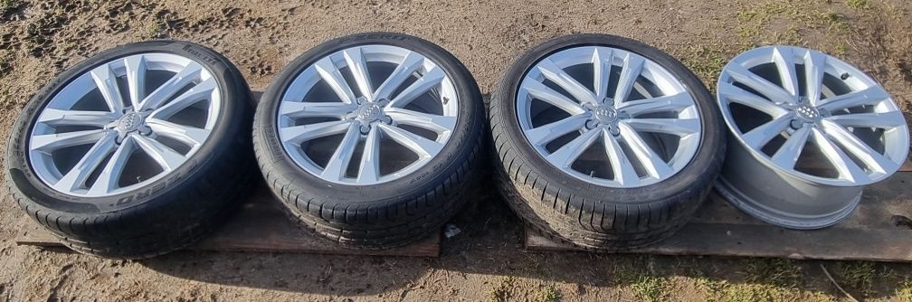 Felgi aluminiowe oryginał Audi 5x112 4G0 A6 C7 A7 19" 8.5J et45 otwór