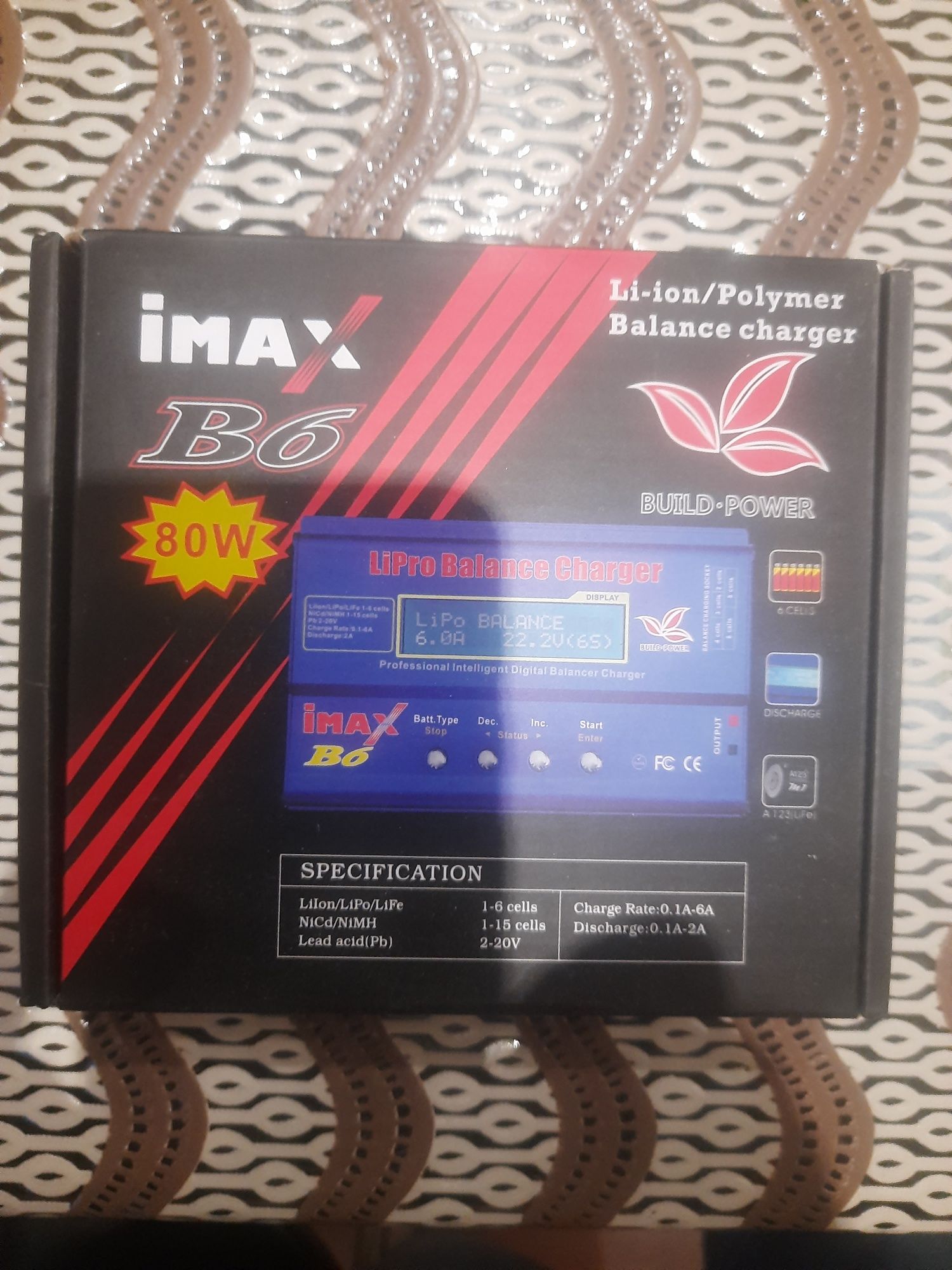 Зарядний пристрій універсальний iMax B6 80w