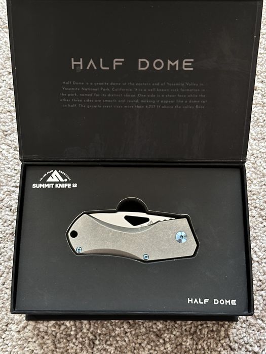 Складний ніж Summit knife Half Dome M390 Titanium