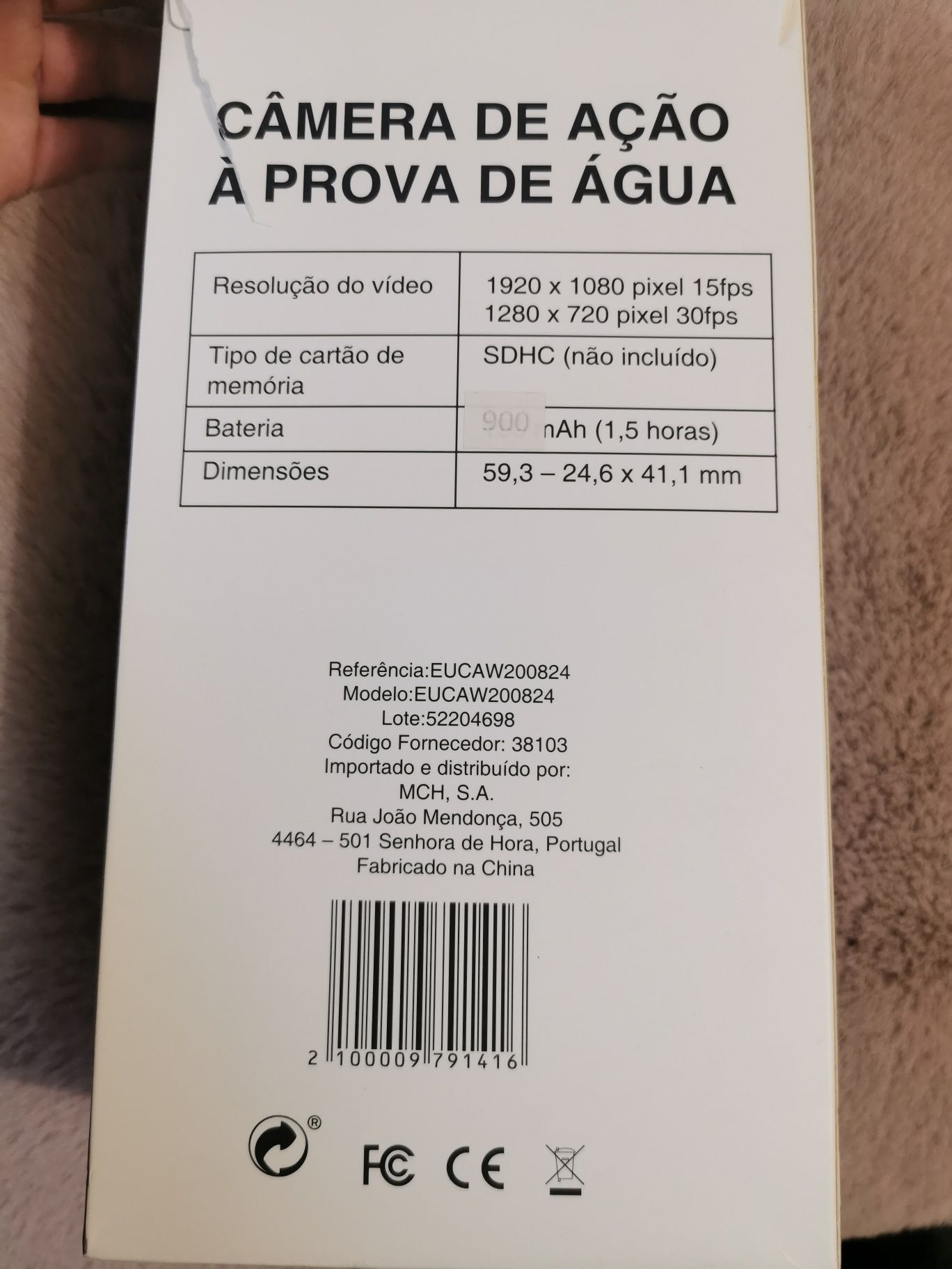 Câmera à prova de agua