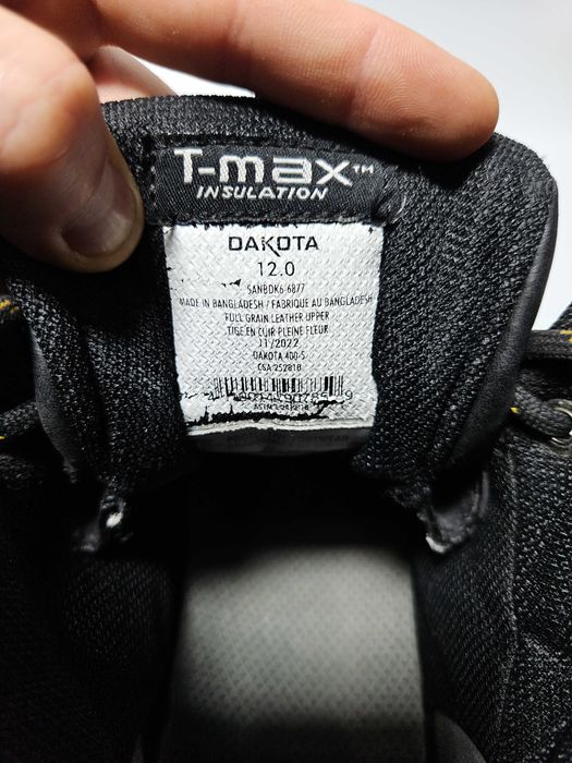 Buty robocze AMERYKAŃSKIE DAKOTA rozmiar 45 wkładka 30,5 cm