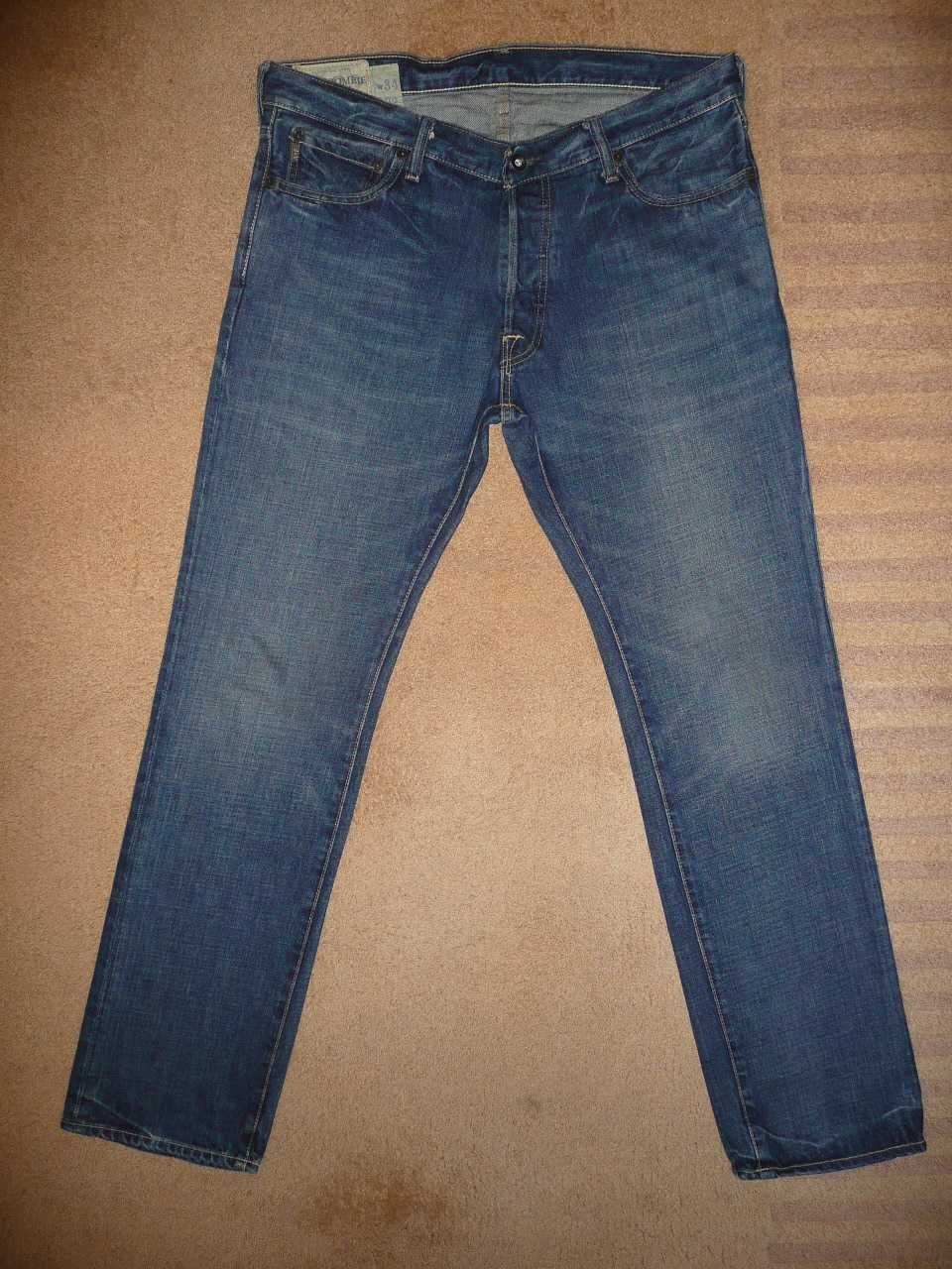 Spodnie dżinsy ABERCROMBIE W34/L32=47/110cm jeansy