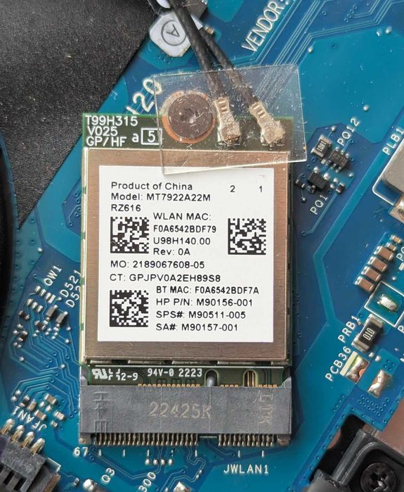 корпус топкейс кришка охолодження HP envy x360 15-ey0013dx