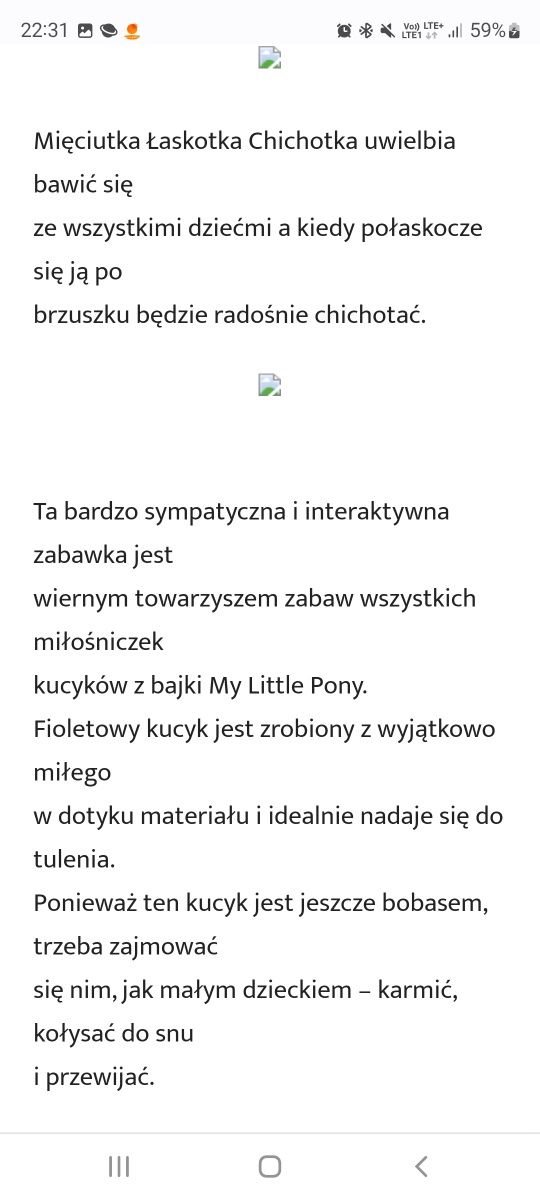 My Little Pony kucyk interaktywny chichotka Lily