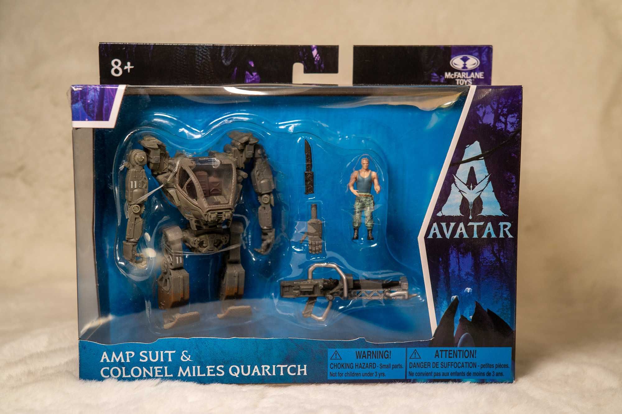 Avatar Figurka World Of Pandora AMP SUIT & COLONEL MILES QUARITCH