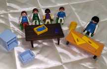 Playmobil escola conjunto