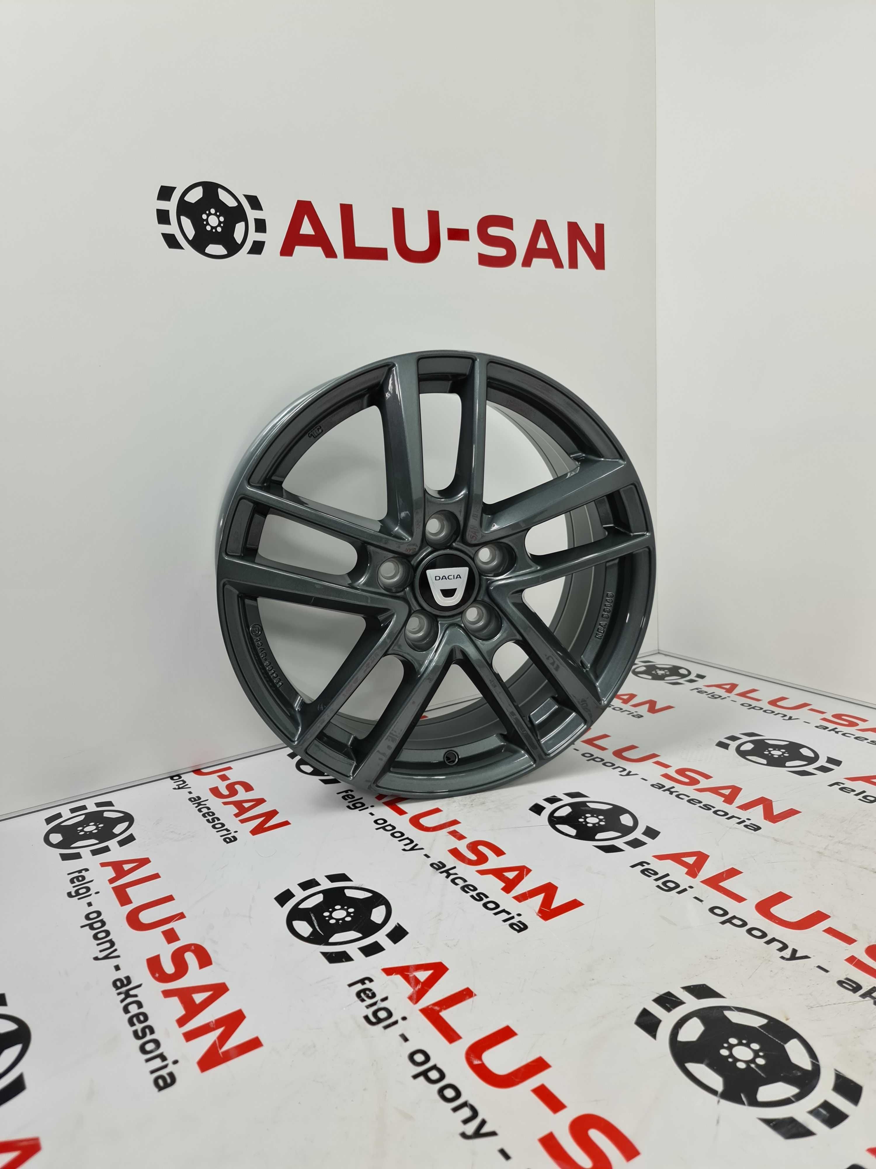 NOWE alufelgi DACIA 17" 5x114,3 Duster - Grafit