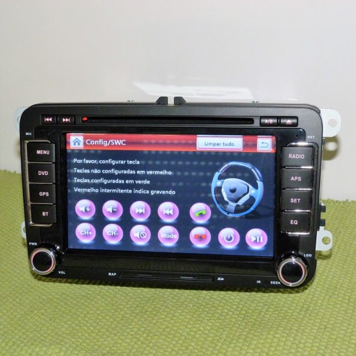 Rádio DVD para VW Golf, Skoda e Seat - GPS