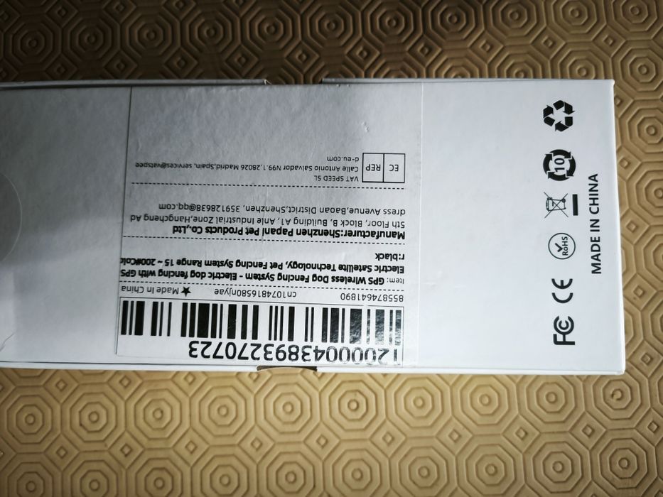 Coleira GPS treinamento ZF500