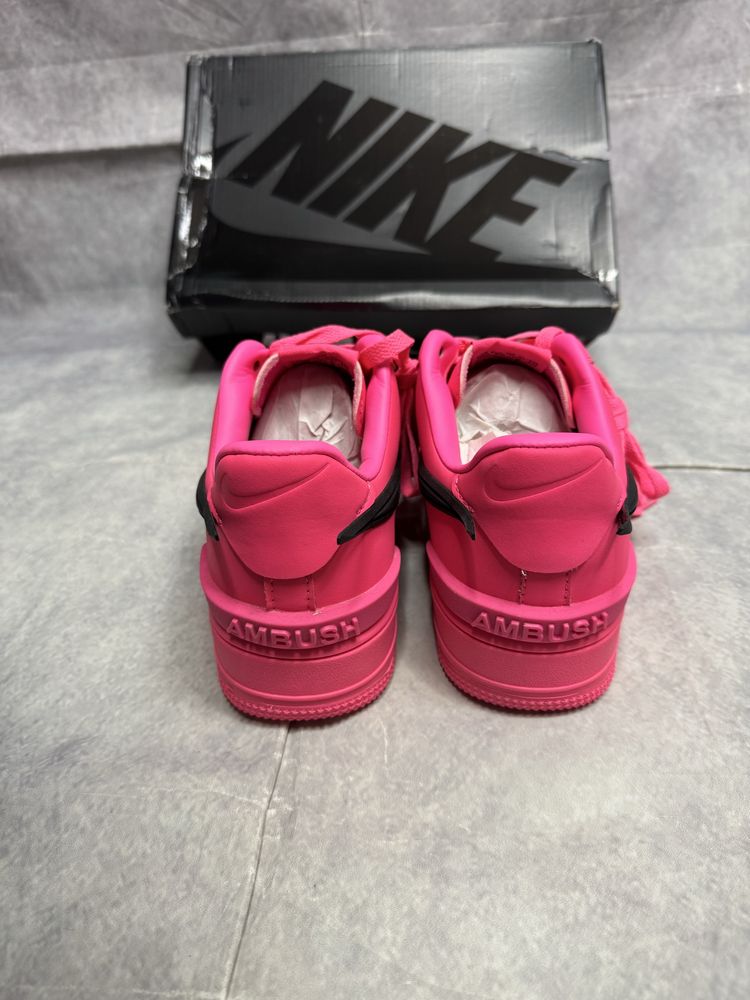 Кроссовки Nike Ambush, найк амбуш , force 1 , Pink Black , 43 , 44