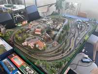 Maquete Ferroviária H0 – 180x130cm