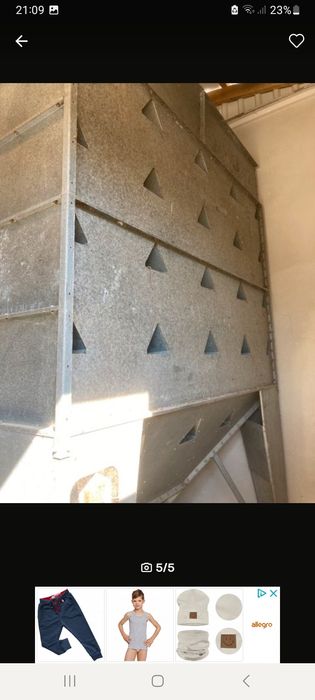 Silos na paszę Trociny zboże. Suszarnia