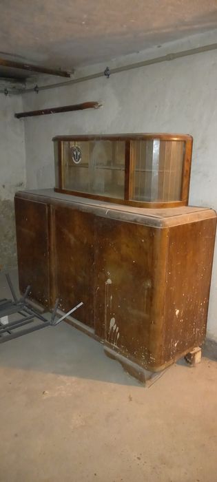 Kredens bufet z nadstawką lata 50. do renowacji