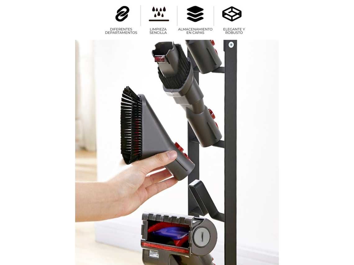 Stojak Organizer do Dyson Stelaż na bezprzewodowy odkurzacz Metalowy
