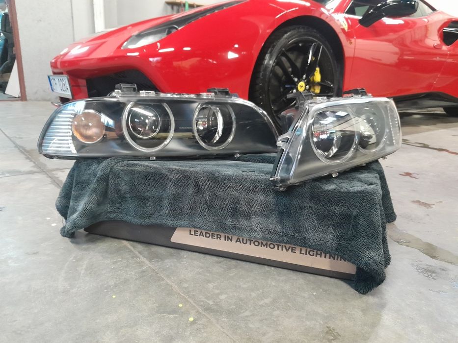 E39 lampy reflektory polift po REGENERACJI h7 bmw