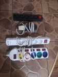 Zestaw  4 szt. przedłużaczy z funkcjami wyłączania oraz gniazdami USB