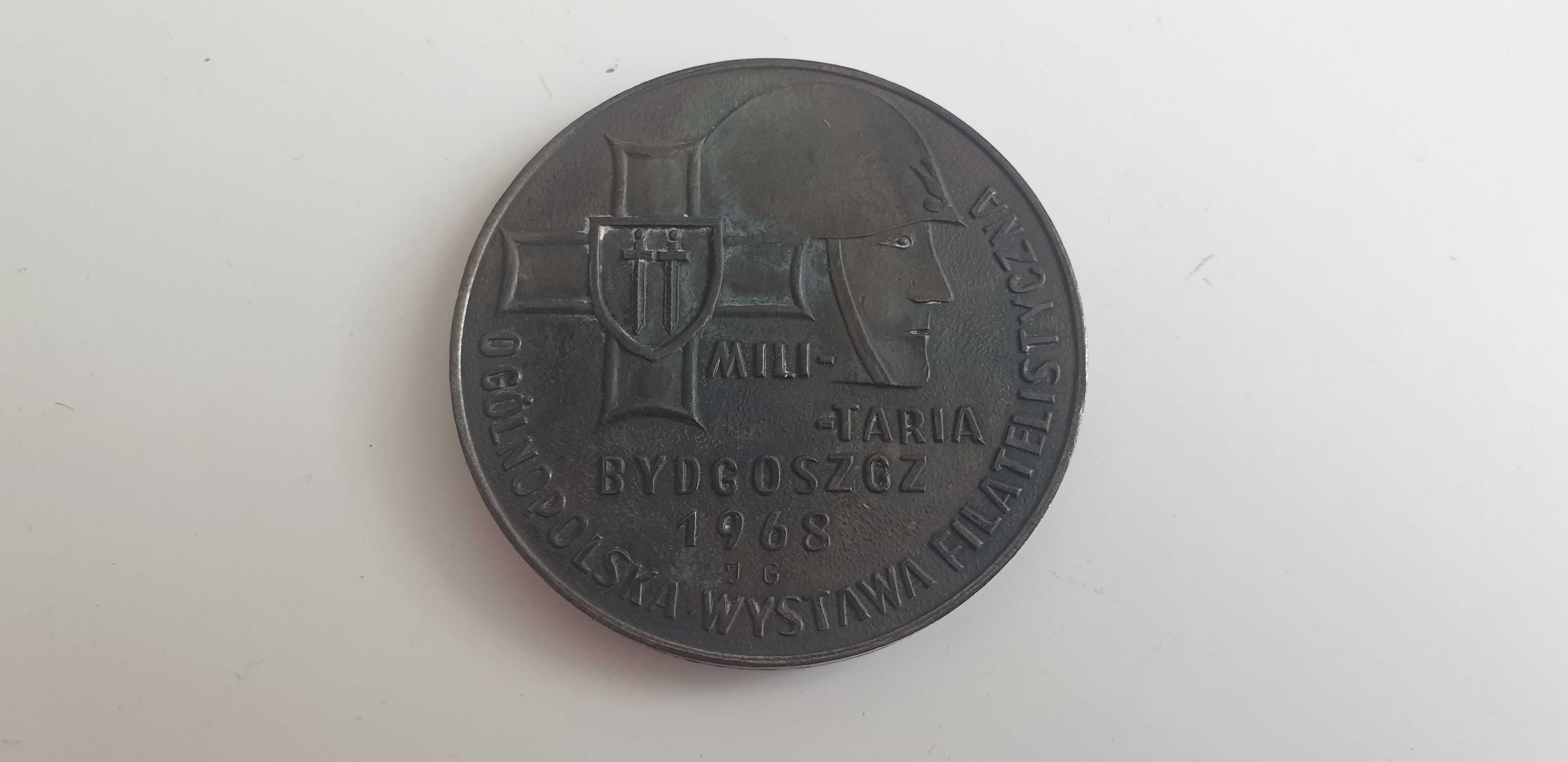 Starocie z Gdyni - Bydgoszcz - medal - wystawa filatelistyczna 1968r.