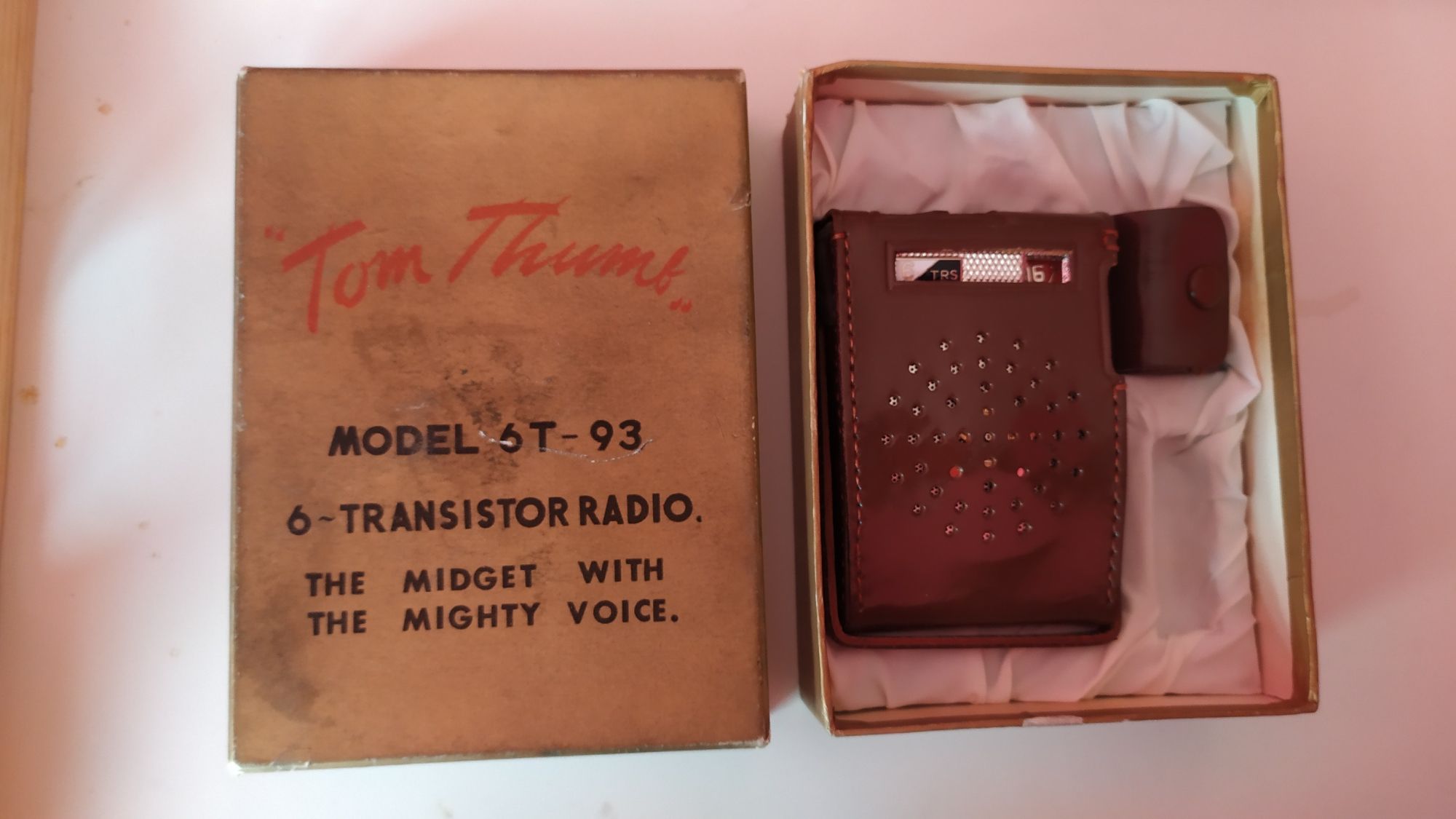 Stare radio kieszonkowe Tom Thumb 6T 93 made in Japan lata 60te