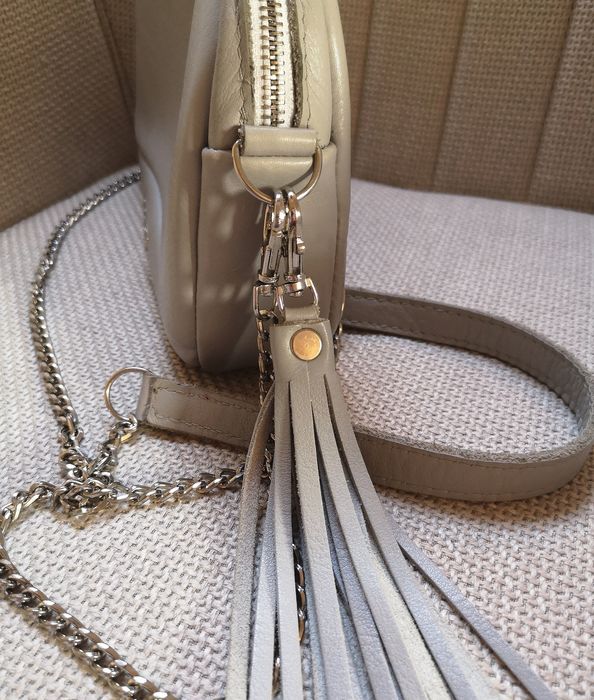 Fabiola Fabulous szara torebka skóra naturalna