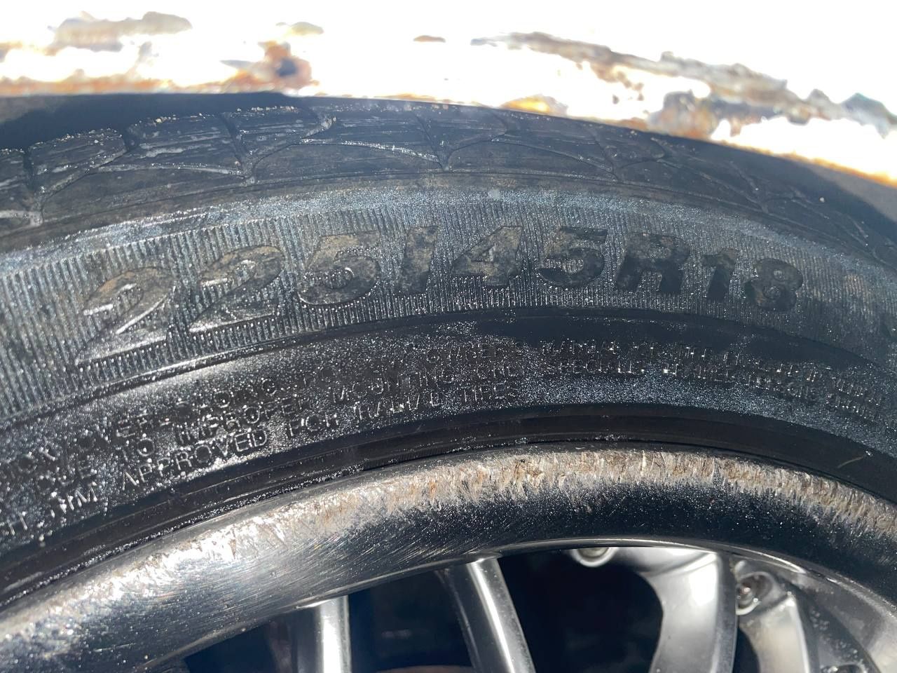 Диски BBS R18 різноширокі з полкою 4х100 з шинами