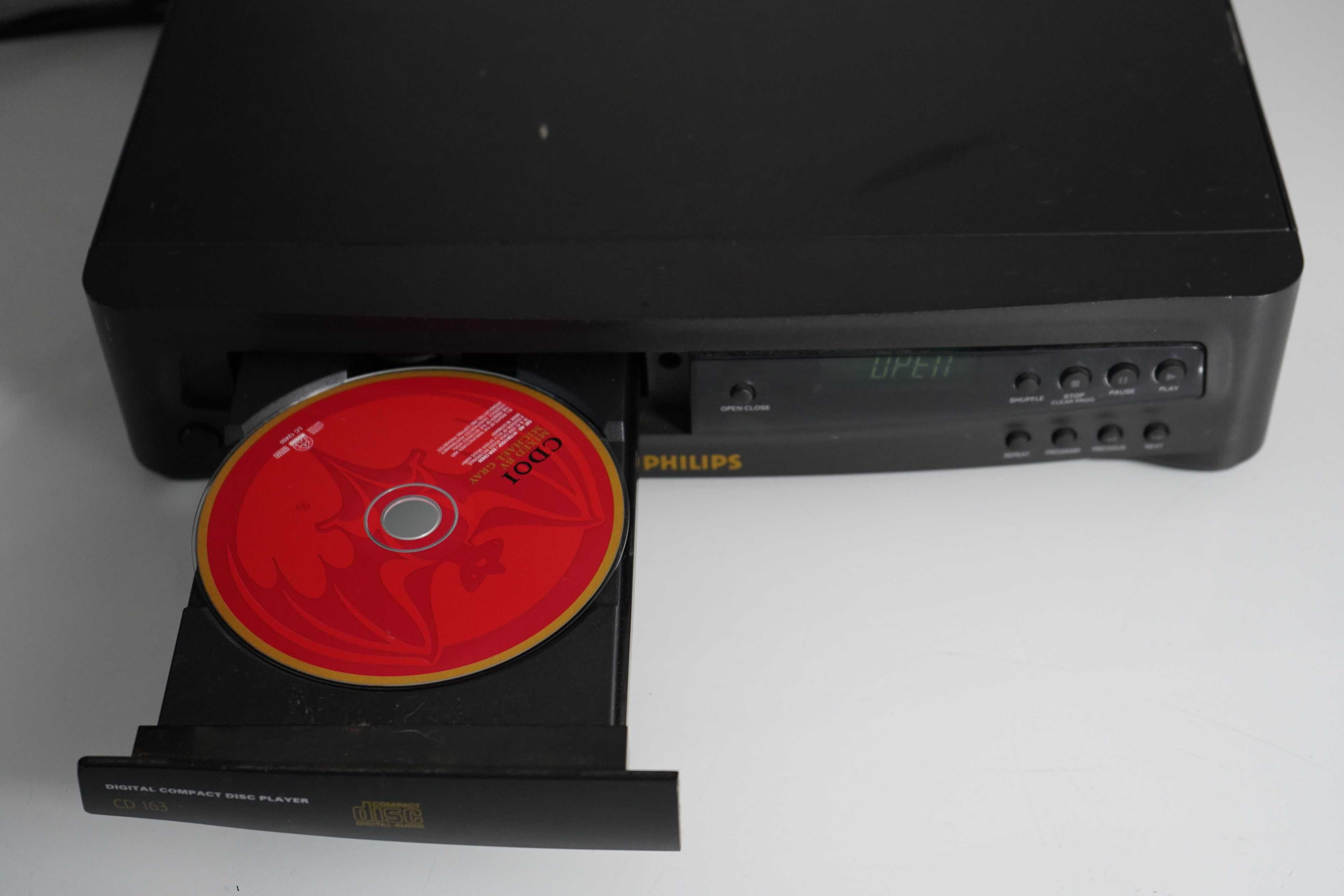 Odtwarzacz płyt CD PHILIPS model CD 163 -piękny vintage