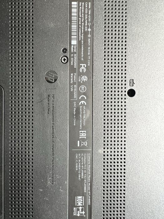 Ноутбук HP 15-f272wm Red 15.6HD/Pentium N3540/4Gb/HDD500Gb/Intel HD