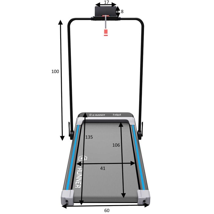 Bieżnia elektryczna FIT-NET 460 składana pod łóżko 10KM/H WALKINGPAD
