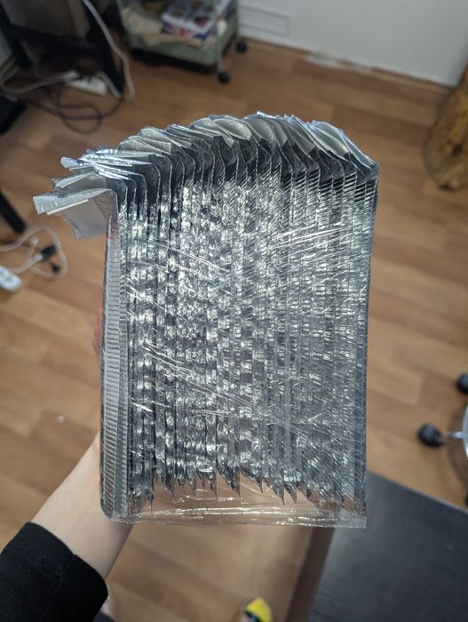 Пакети з пухирчастою плівкою Конверти пакувальні 100 шт з бульбашками