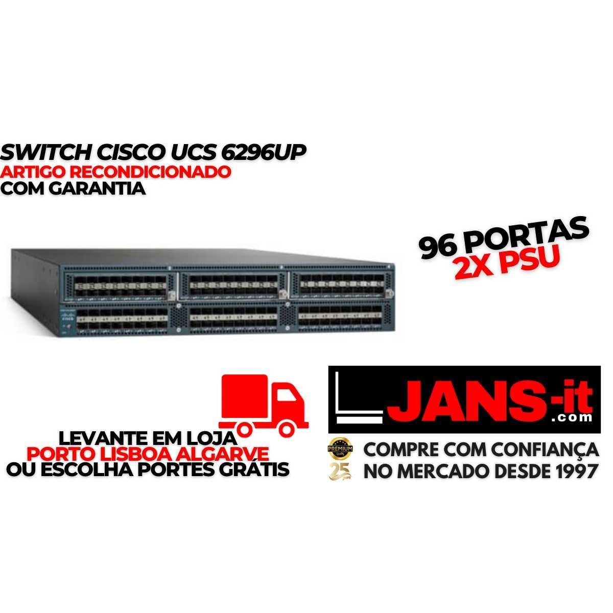 Switch Cisco UCS 6296UP - 96 Portas / Fontes Redundantes