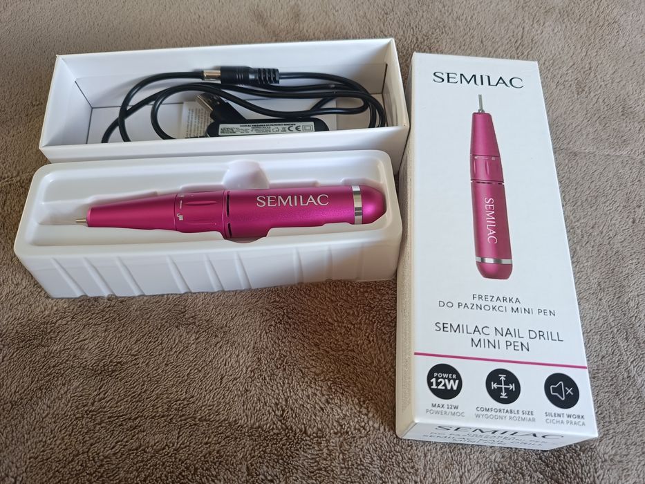 Frezarka Semilac i lampa do paznokci