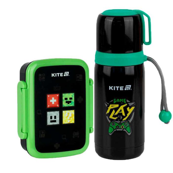 Термос 350мл 24-301, 25-301 + ланчбокс 420мл 24-160, 25-160 Kite