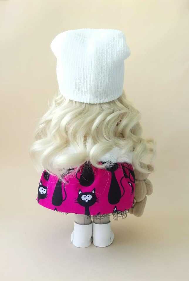 Кукла ручной работы,блондинка с длинными волосами. Лялька