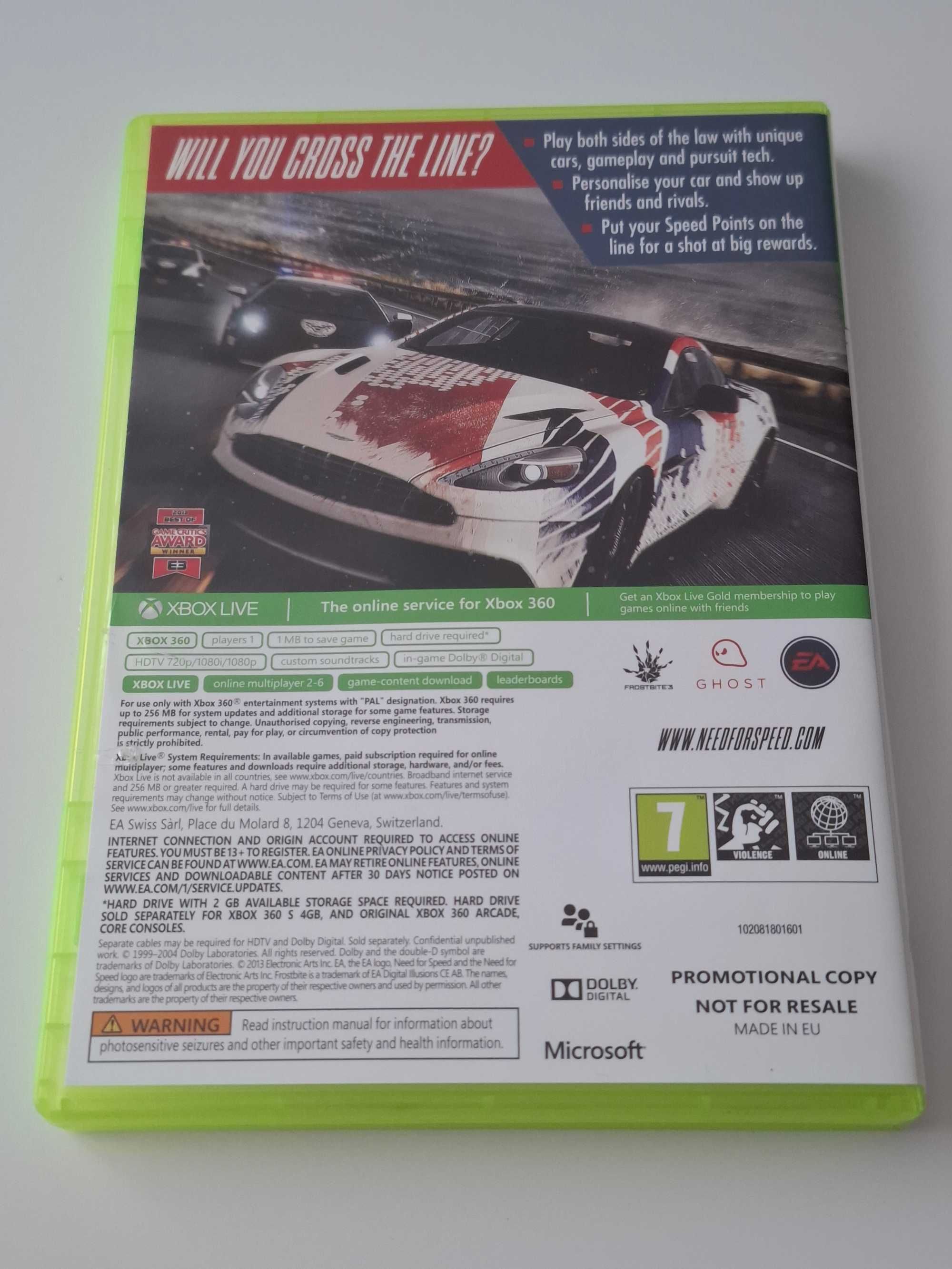 Gra Xbox 360 NFS Rivals